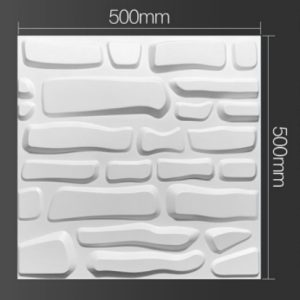 3D PVC PANEL BLANCO D078