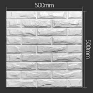 3D PVC PANEL BLANCO D100