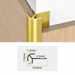 perfil aluminio esquinero platiano 3metros